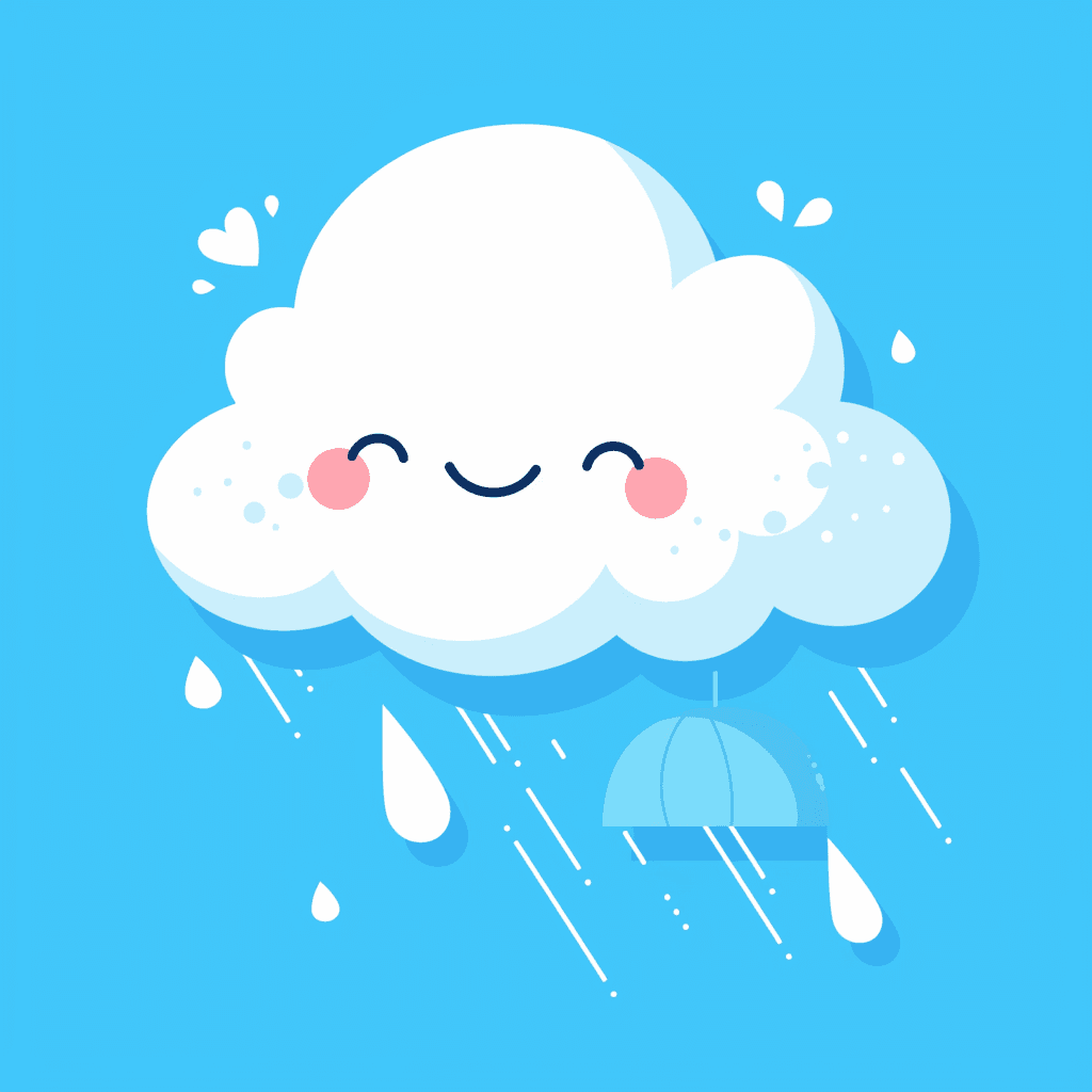 Cloud Rhythm original repeating artwork