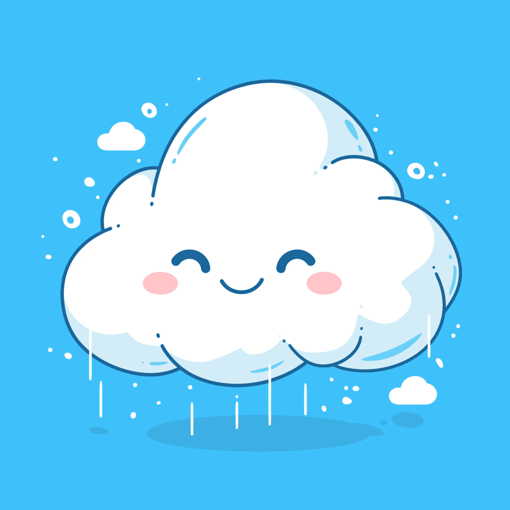 Cloud Neon original repeating artwork