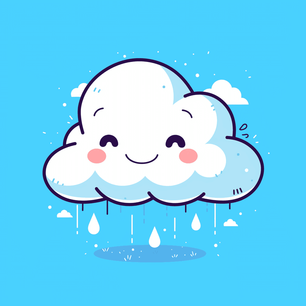 Cloud Zip original repeating artwork