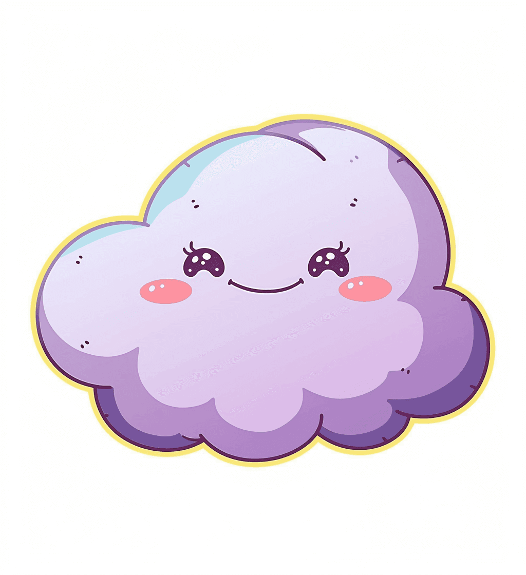 Cloud Parade original repeating artwork