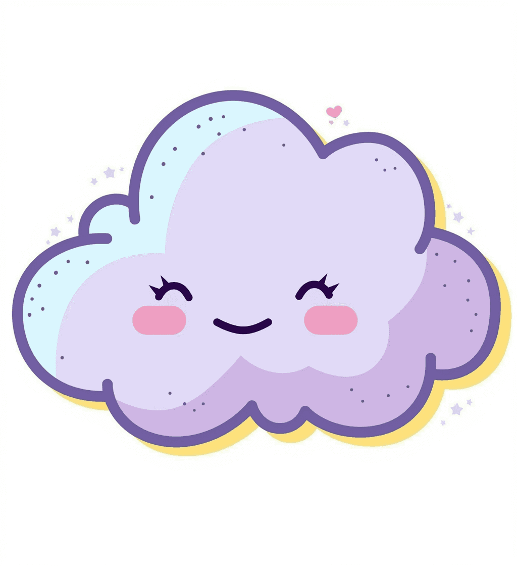 Cloud Crew original repeating artwork