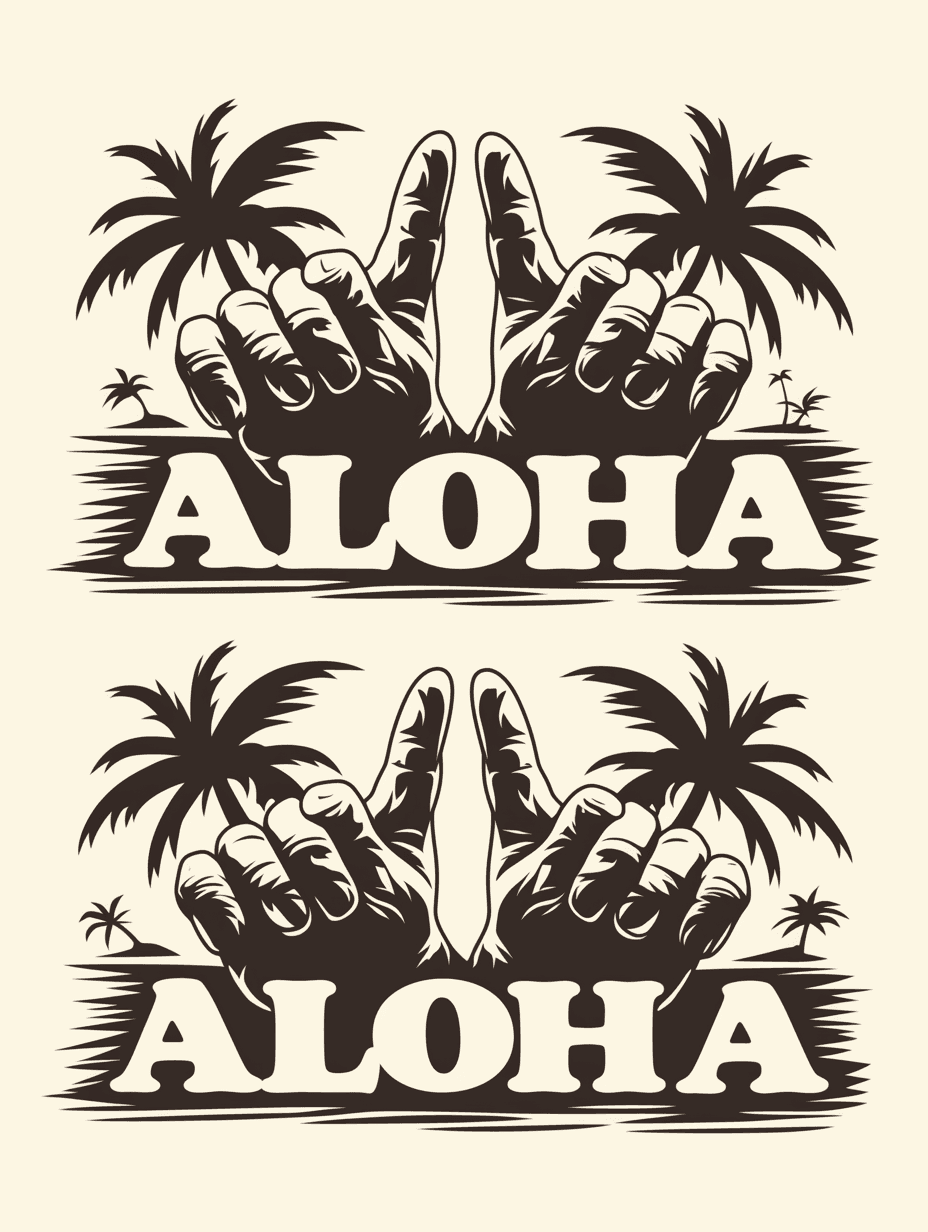 Palm Team original repeating artwork