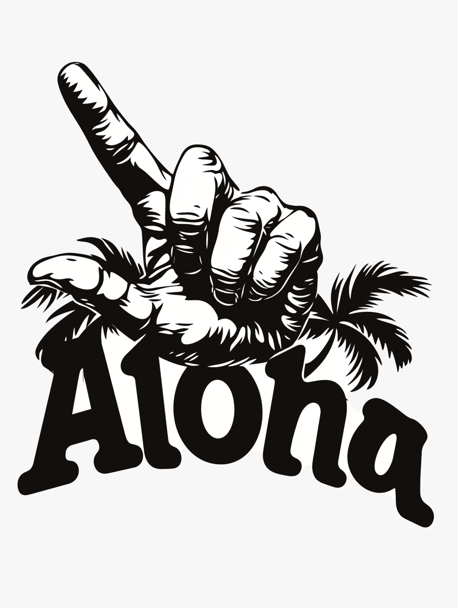 Palm Party original repeating artwork