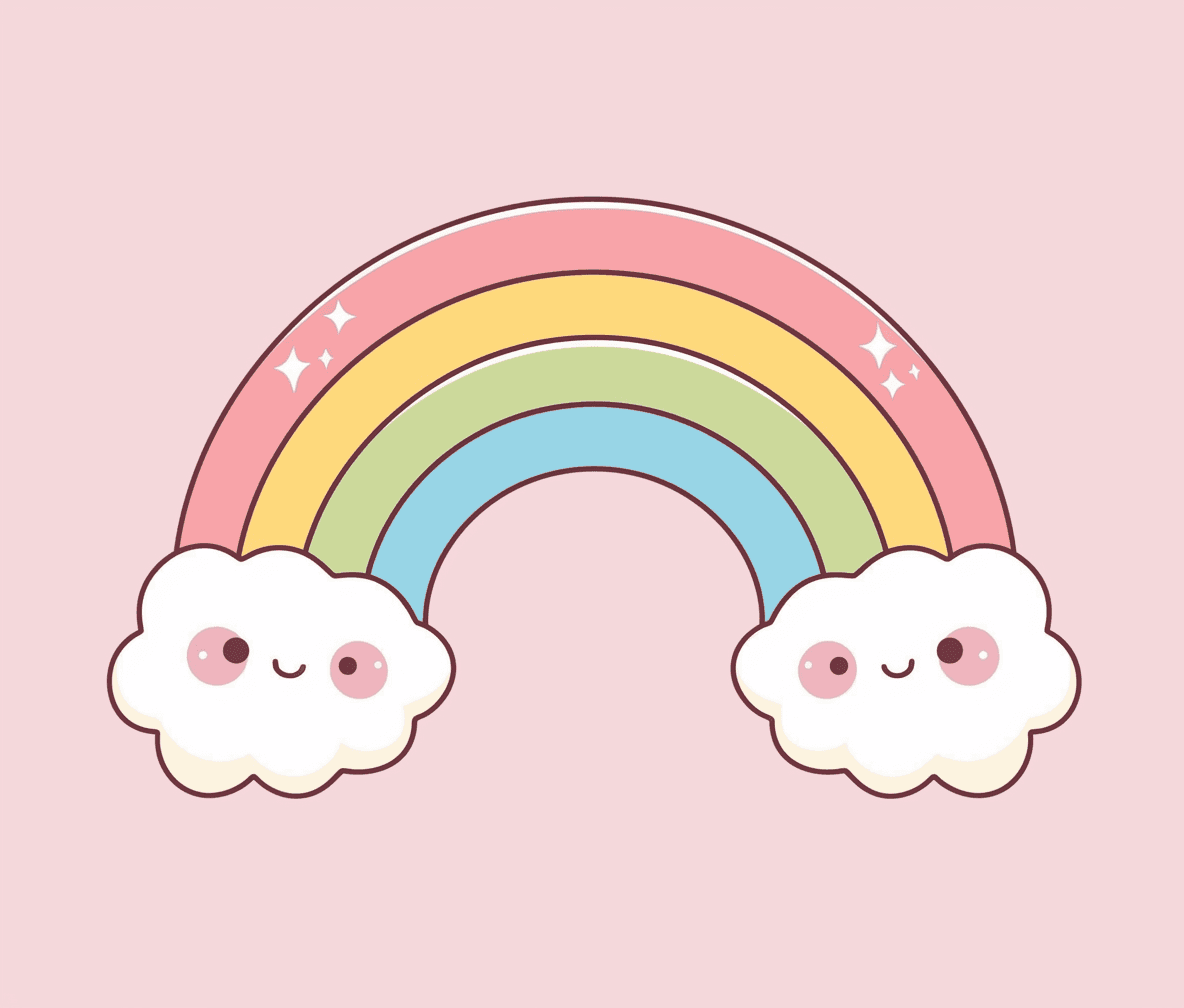 Rainbow Prism original repeating artwork