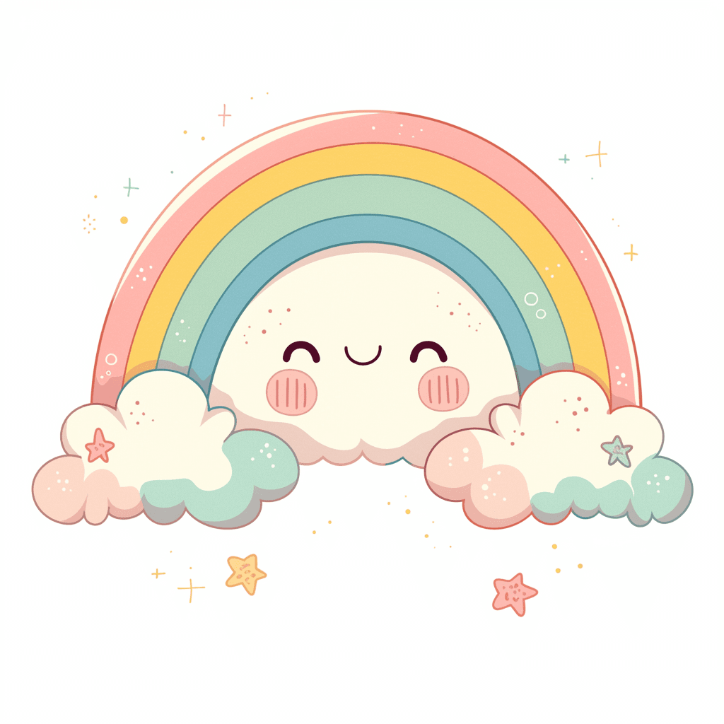 Rainbow Glow original repeating artwork