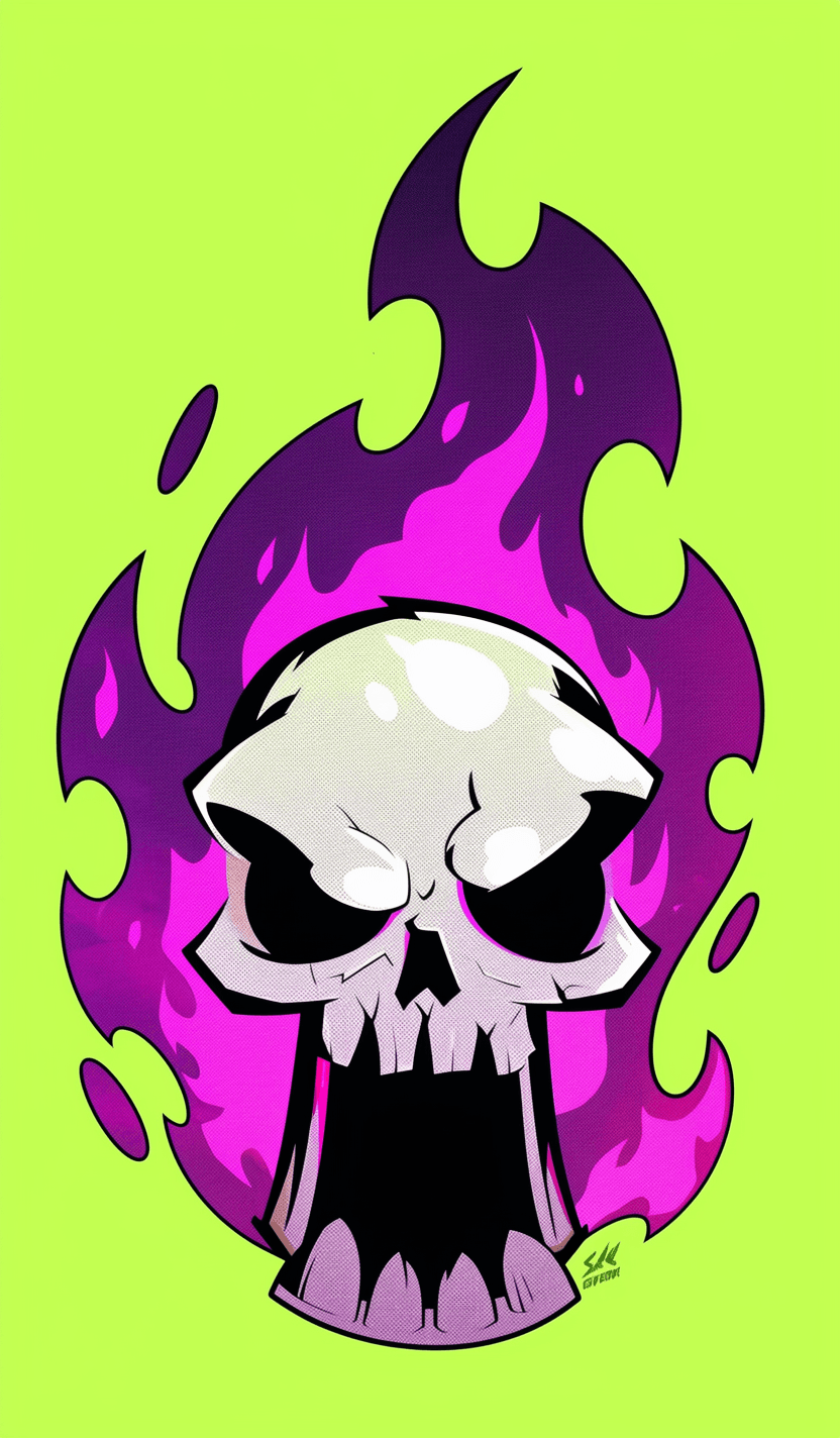 Skull Originals original repeating artwork