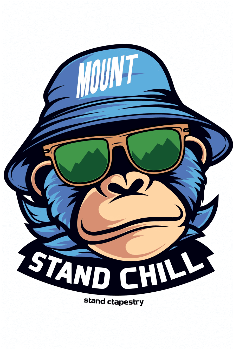 Street Ape Jam original repeating artwork