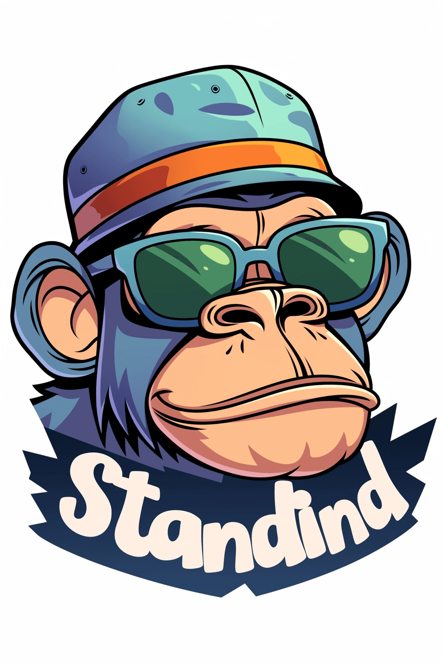 Street Ape Club original repeating artwork