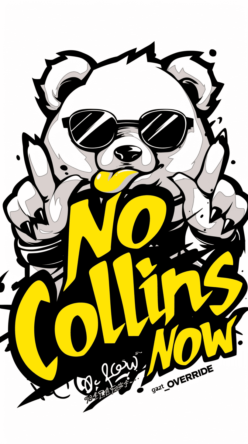 Street Bear Spin original repeating artwork