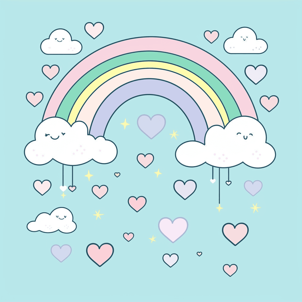 Heart 520 original repeating artwork