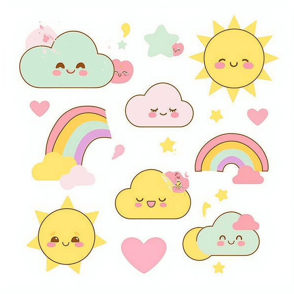 Weather Gang original repeating artwork