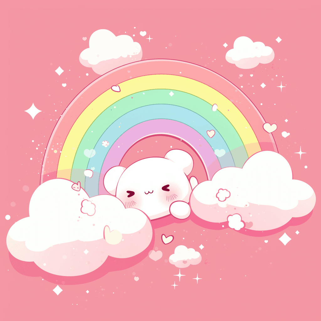 Rainbow Tone original repeating artwork