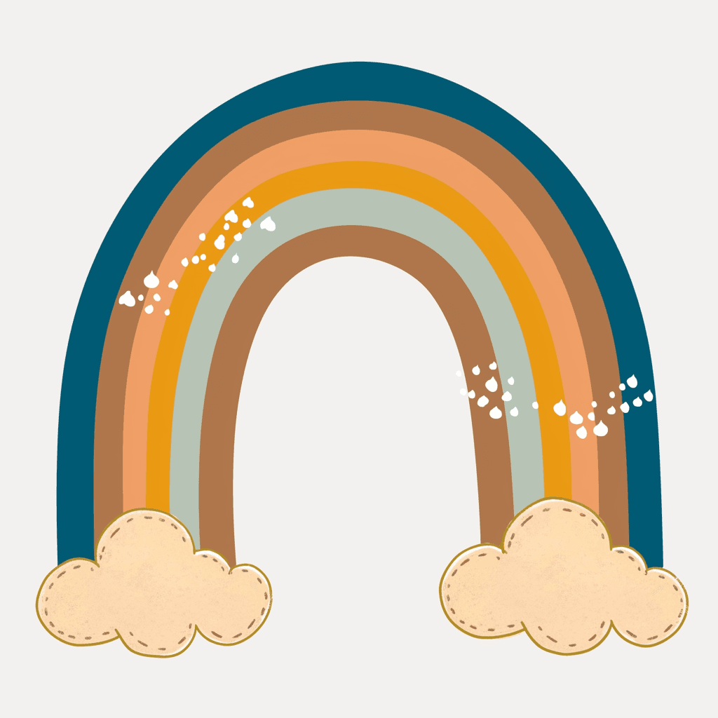 Rainbow Spin original repeating artwork