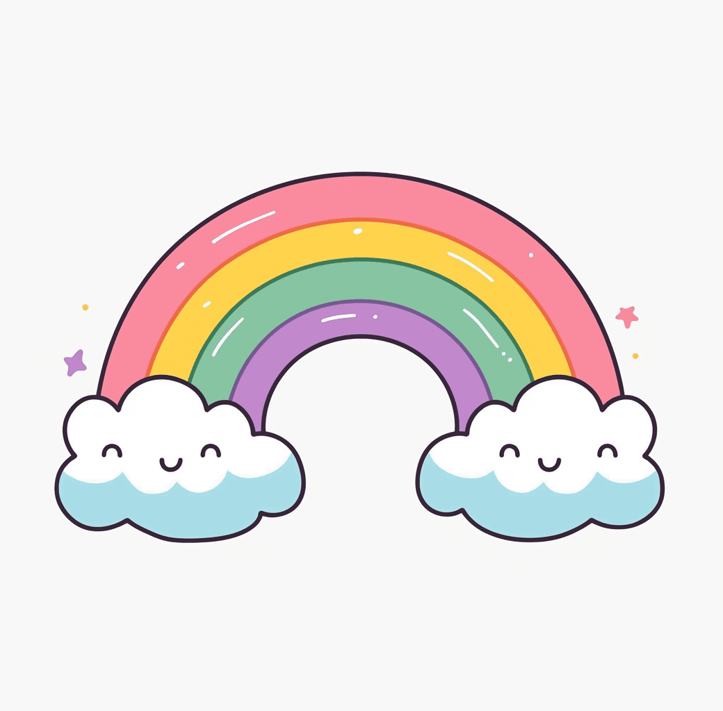 Rainbow Amber original repeating artwork