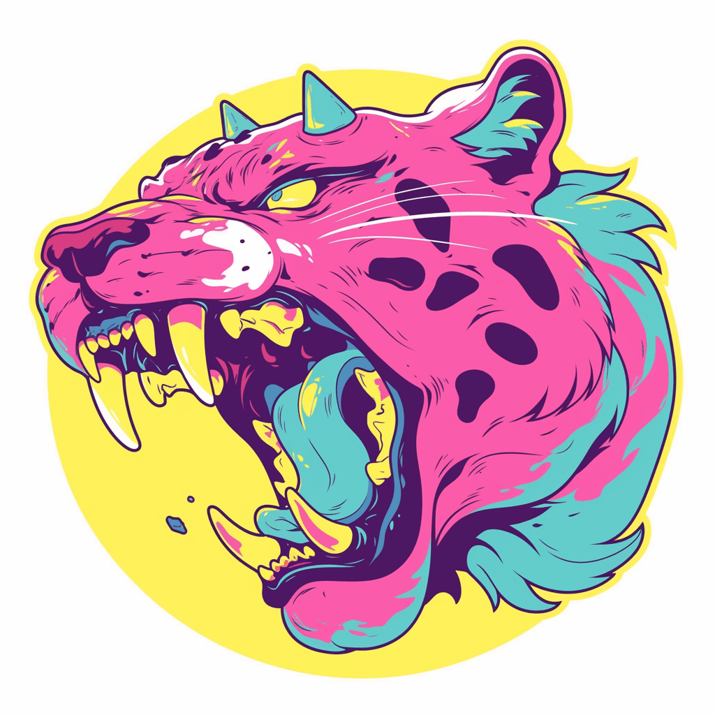 Beast Jam original repeating artwork