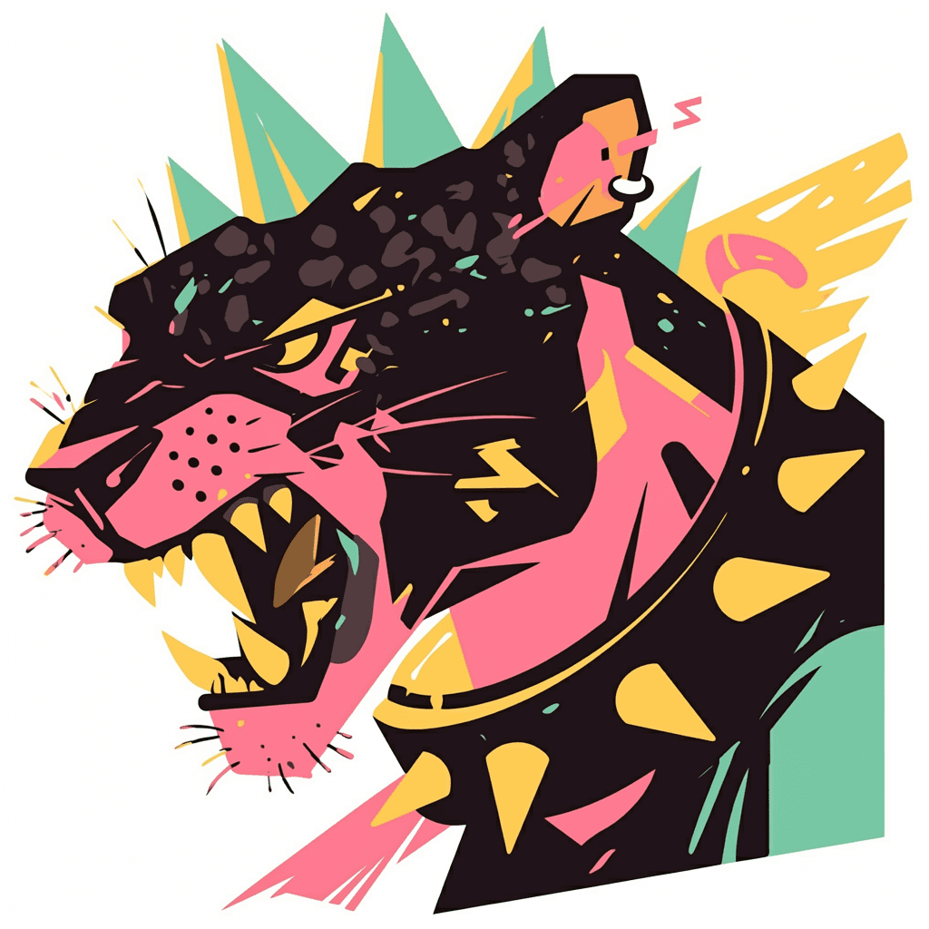 Beast Pop original repeating artwork