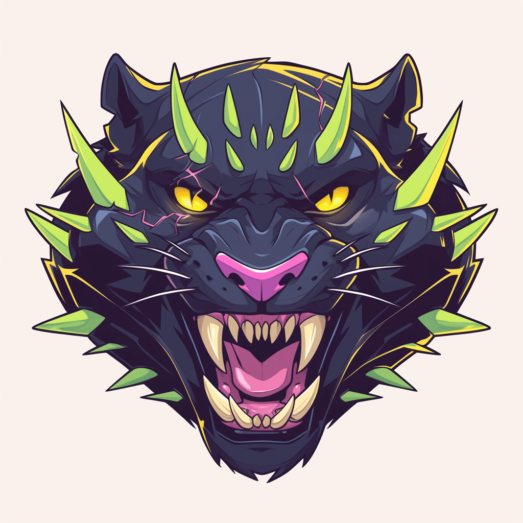Beast Beats original repeating artwork