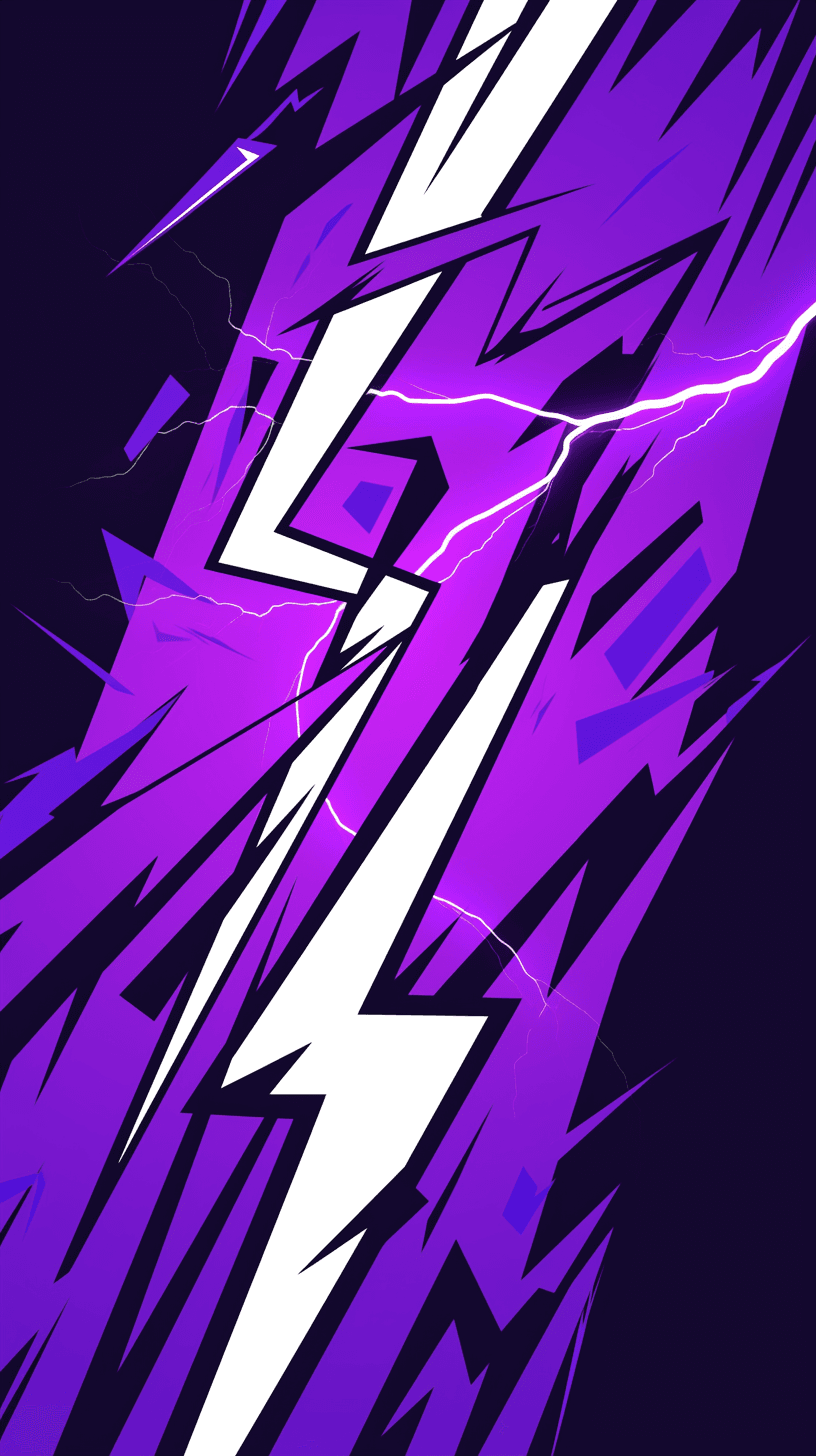 Lightning Show original repeating artwork