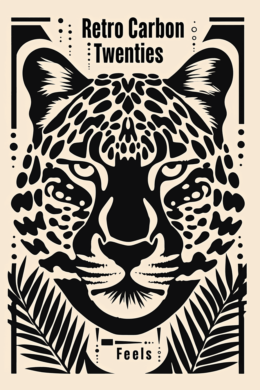 Leopard West original repeating artwork