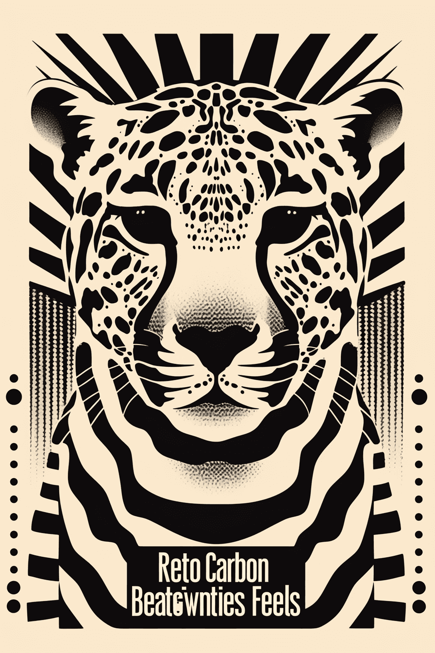 Leopard Evening original repeating artwork