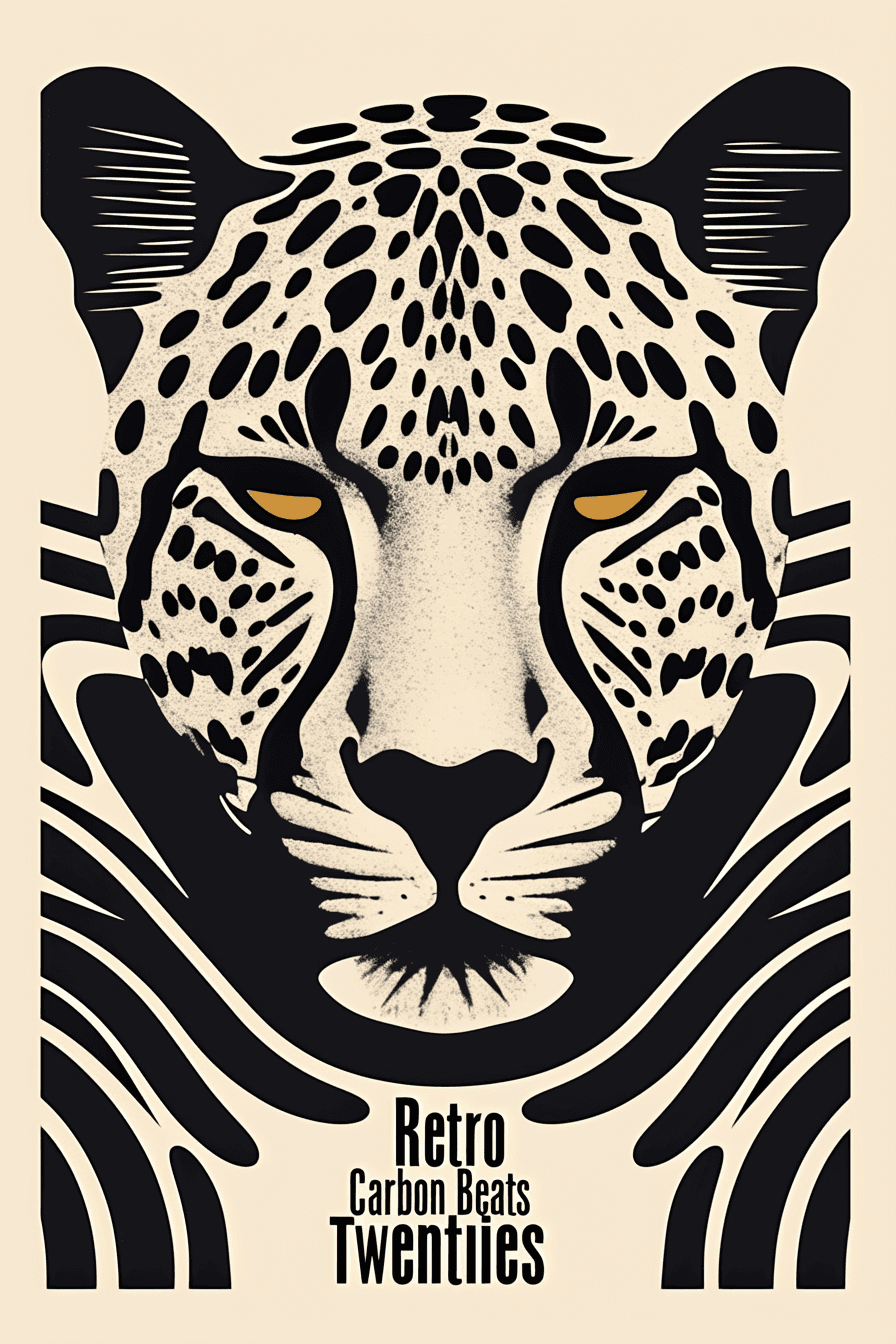 Leopard Series original repeating artwork