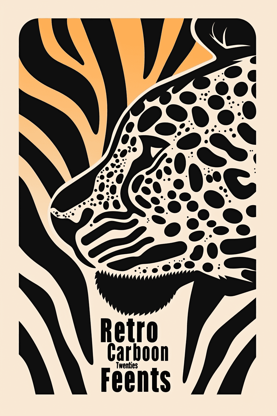 Leopard Uptown original repeating artwork