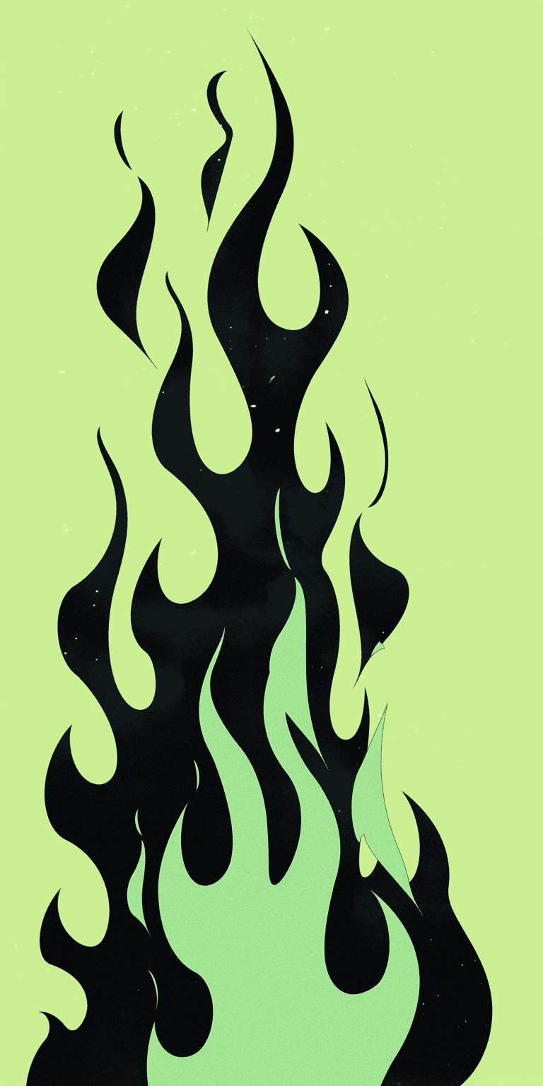 Flame Squad original repeating artwork