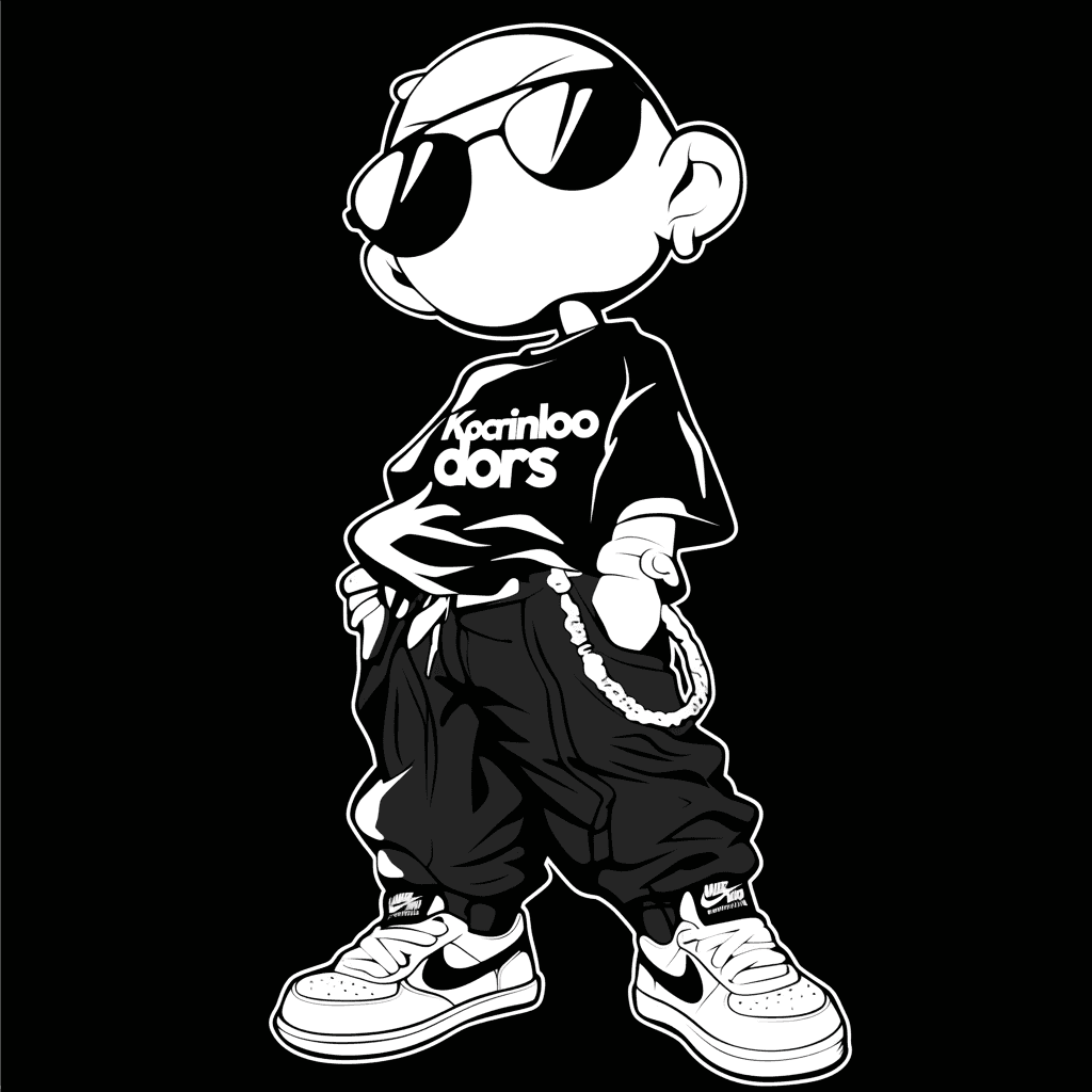 Street Squad original repeating artwork