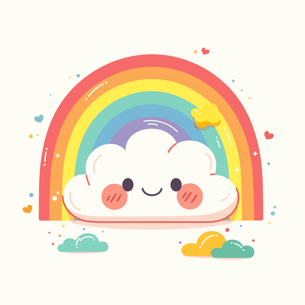 Rainbow Team original repeating artwork