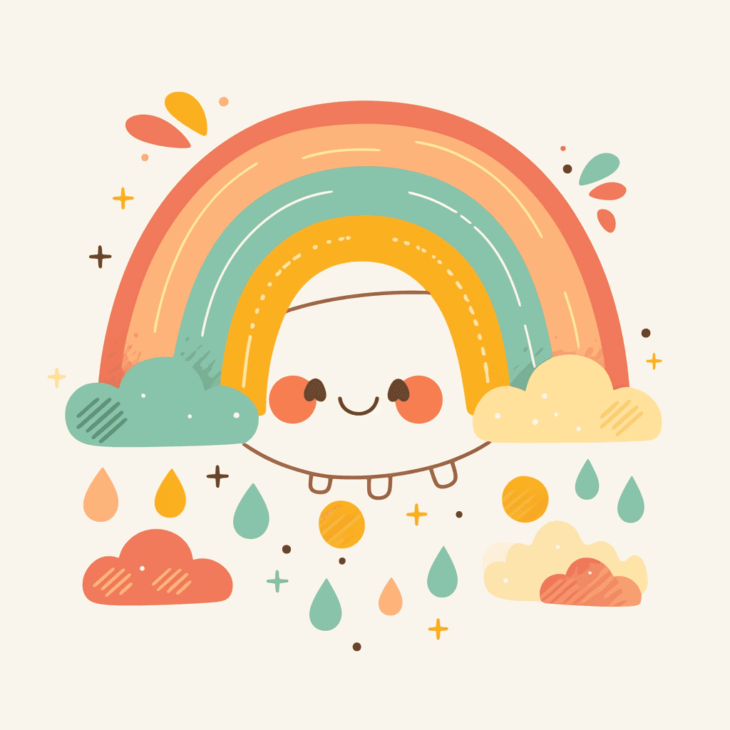 Rainbow Session original repeating artwork