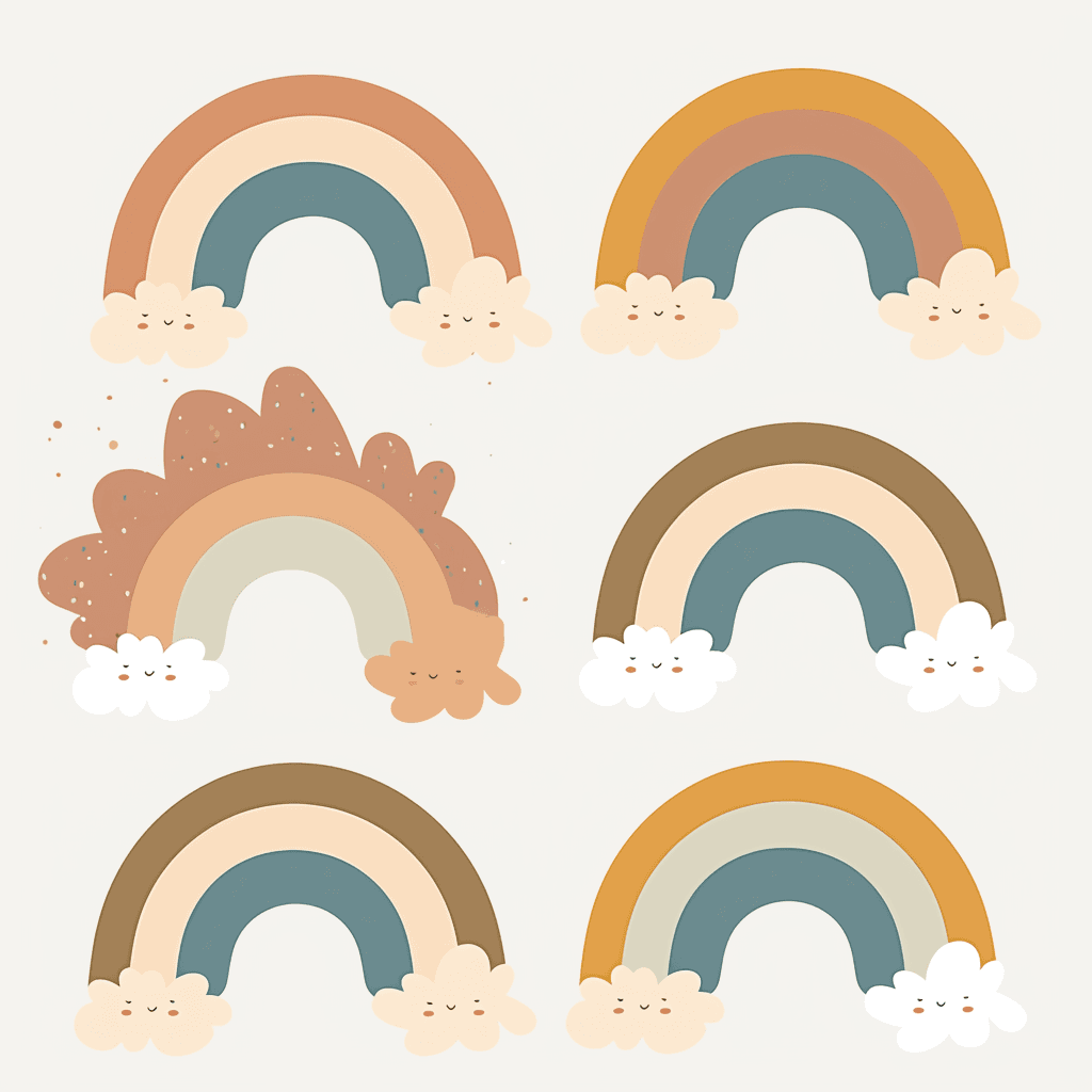 Rainbow 119 original repeating artwork