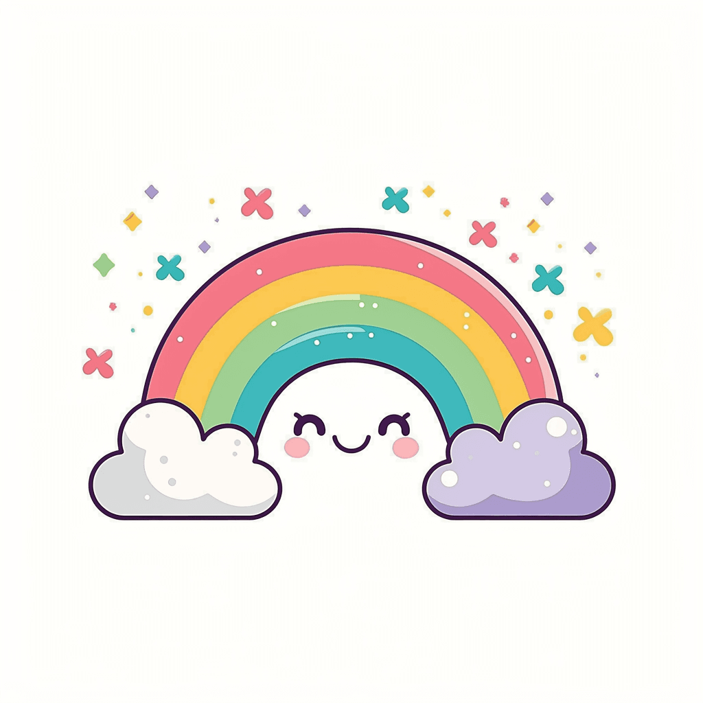 Rainbow 035 original repeating artwork