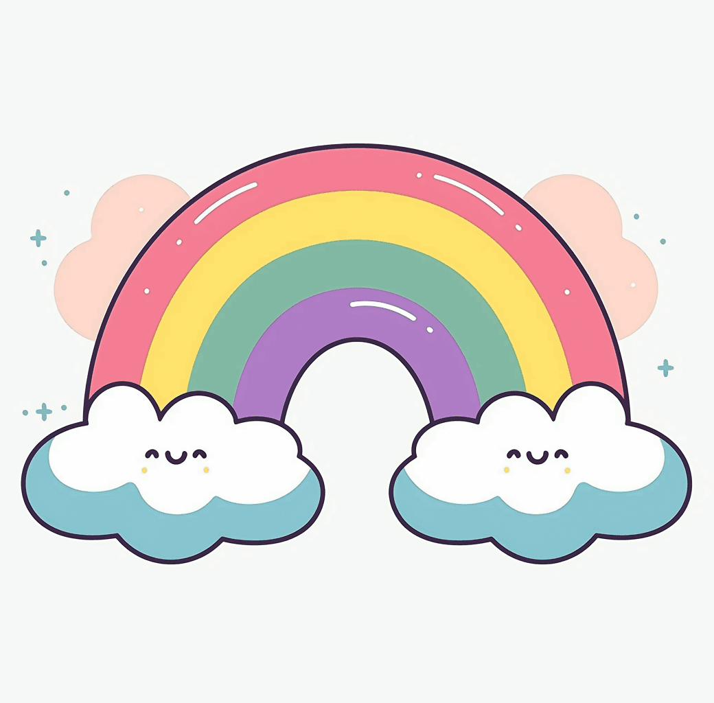 Rainbow Roam original repeating artwork