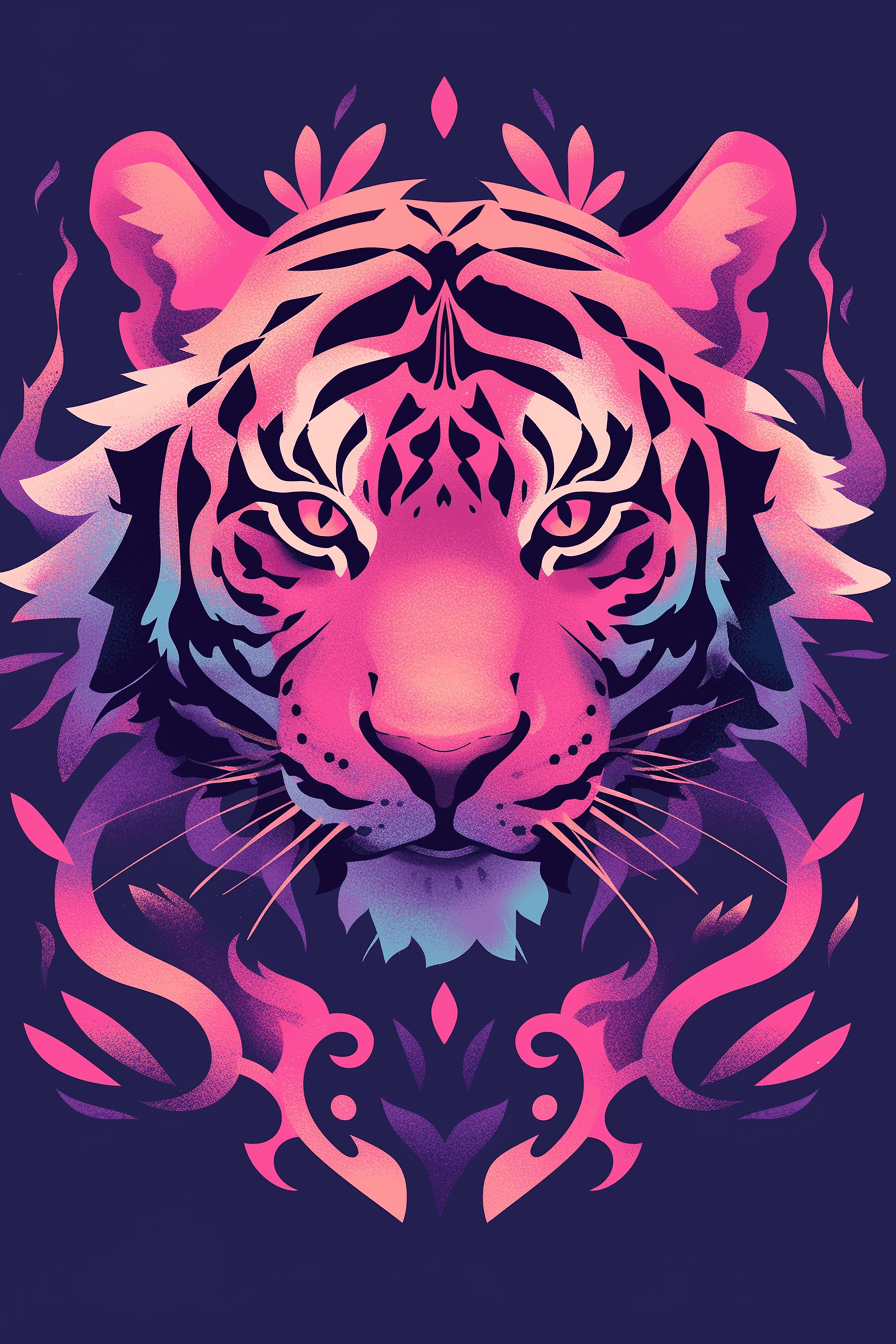 Tiger Press original repeating artwork