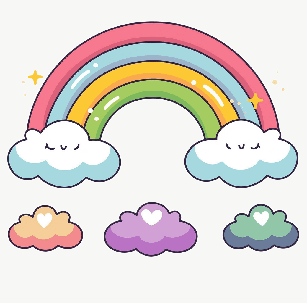 Rainbow 118 original repeating artwork