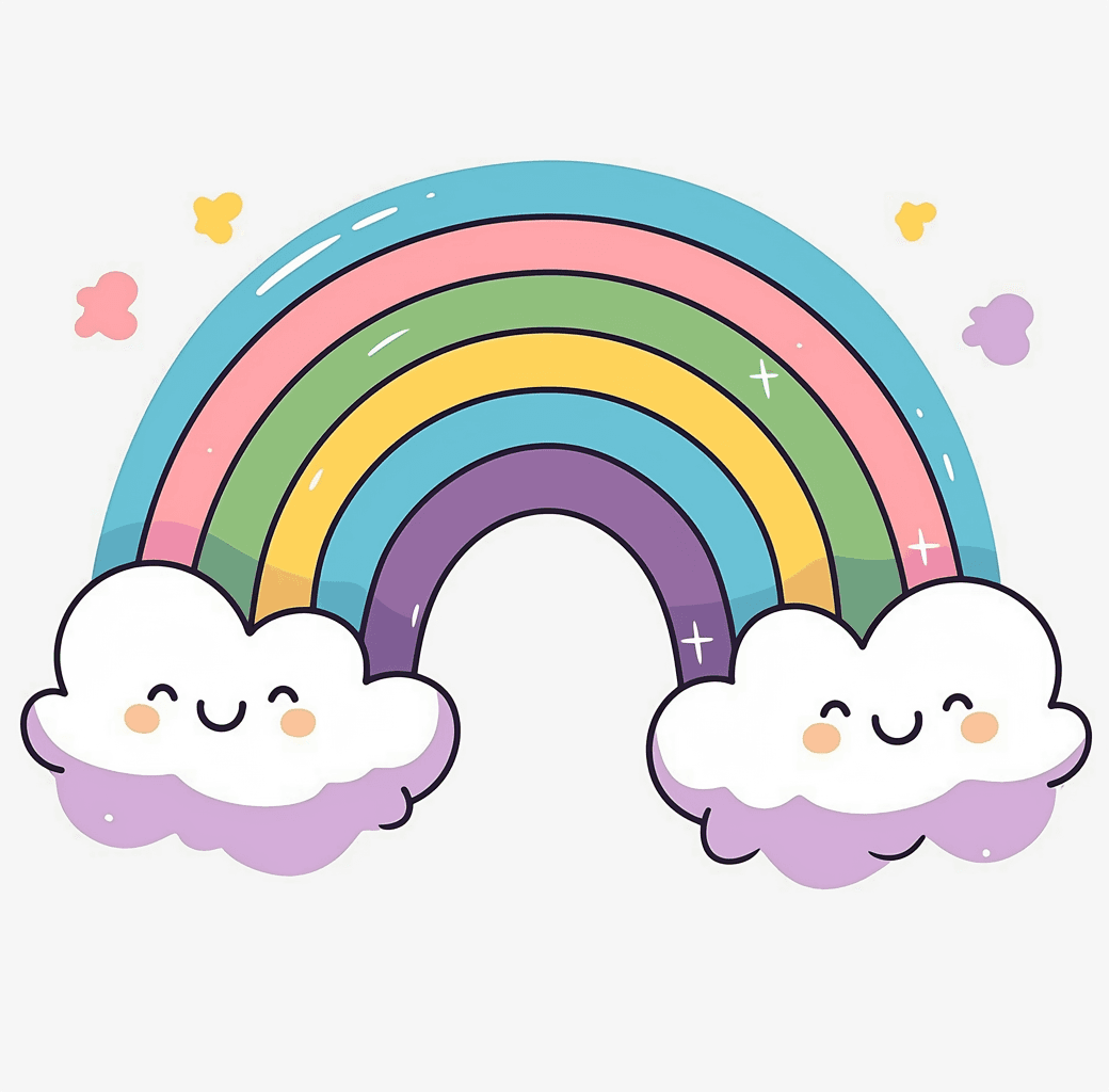 Rainbow Spring original repeating artwork