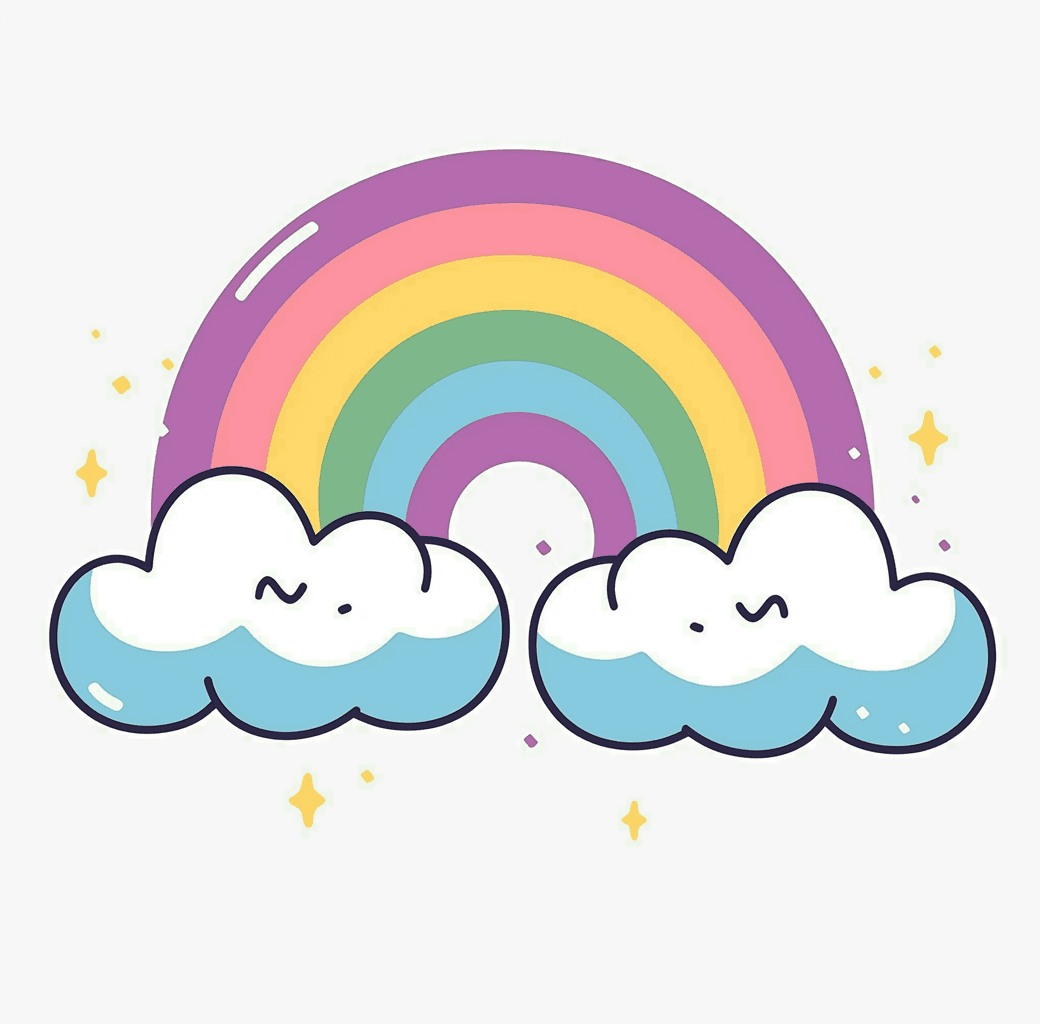 Rainbow Starlight original repeating artwork