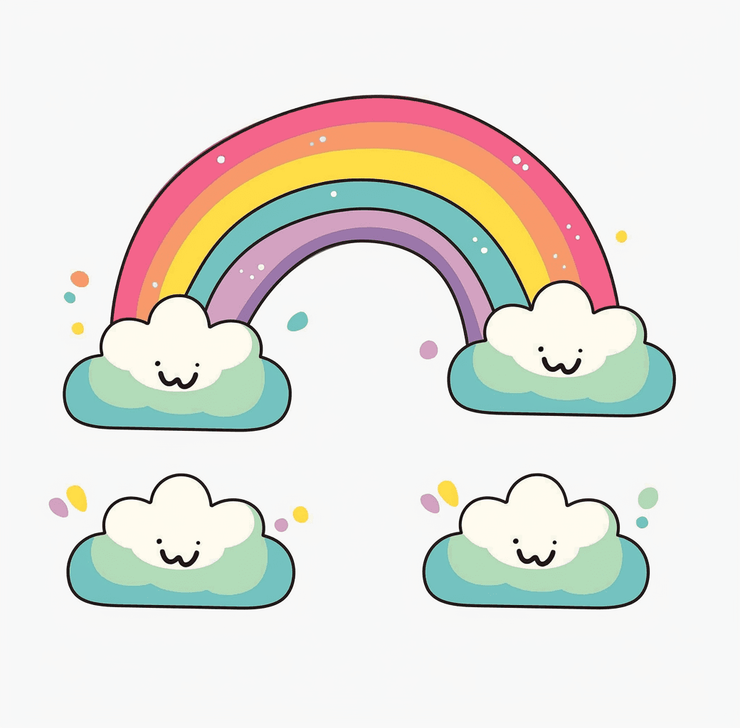 Rainbow 090 original repeating artwork