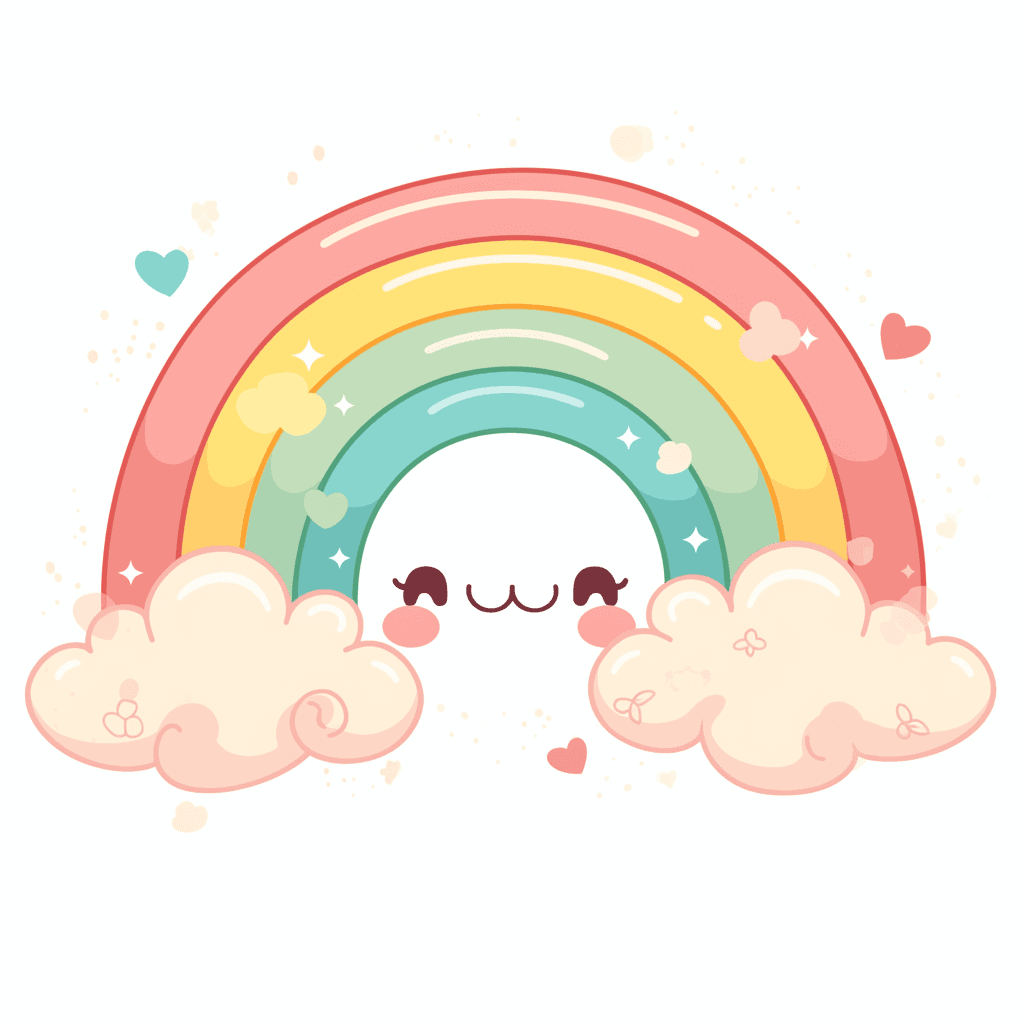 Rainbow Club original repeating artwork