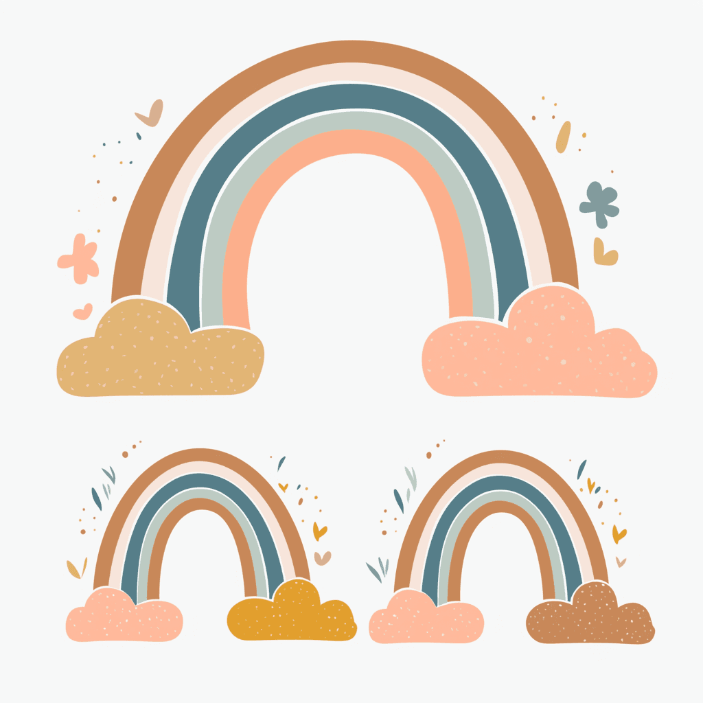 Rainbow 104 original repeating artwork