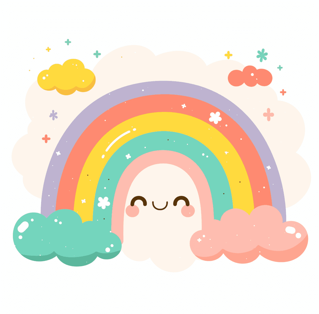 Rainbow 111 original repeating artwork