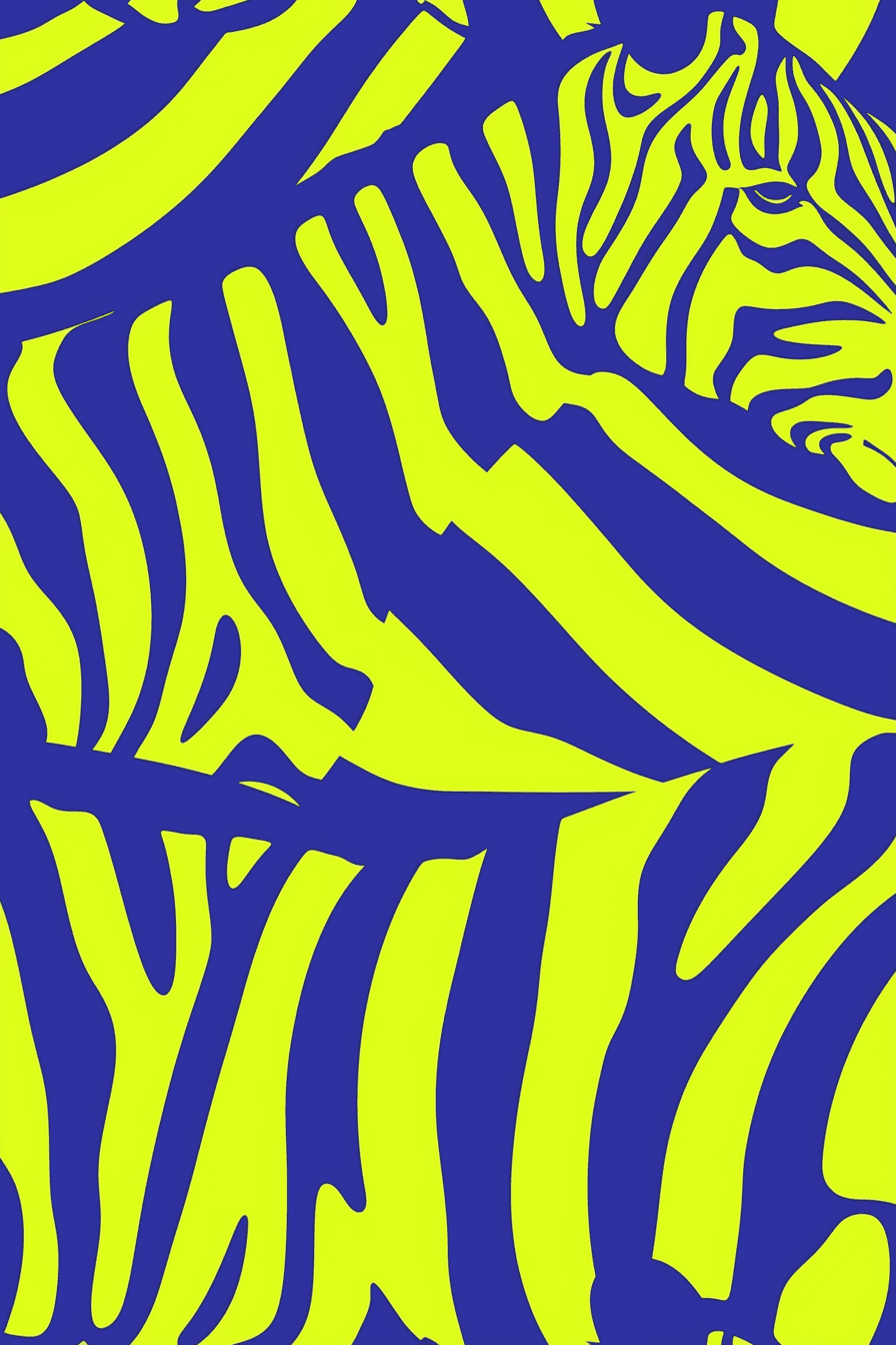 Zebra Club original repeating artwork