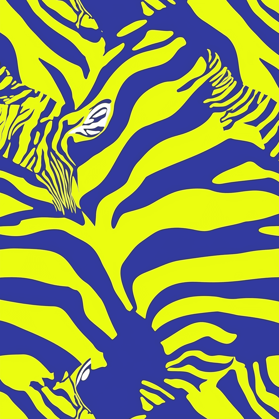 Zebra Echo original repeating artwork
