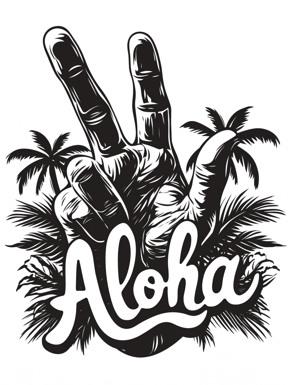 Palm Show original repeating artwork