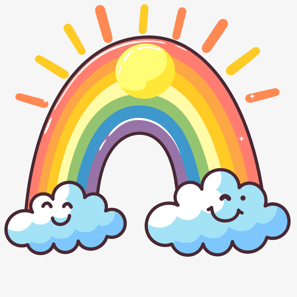 Rainbow Festival original repeating artwork