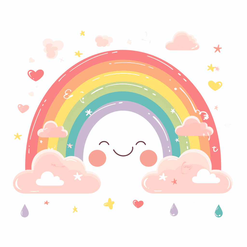 Rainbow 083 original repeating artwork