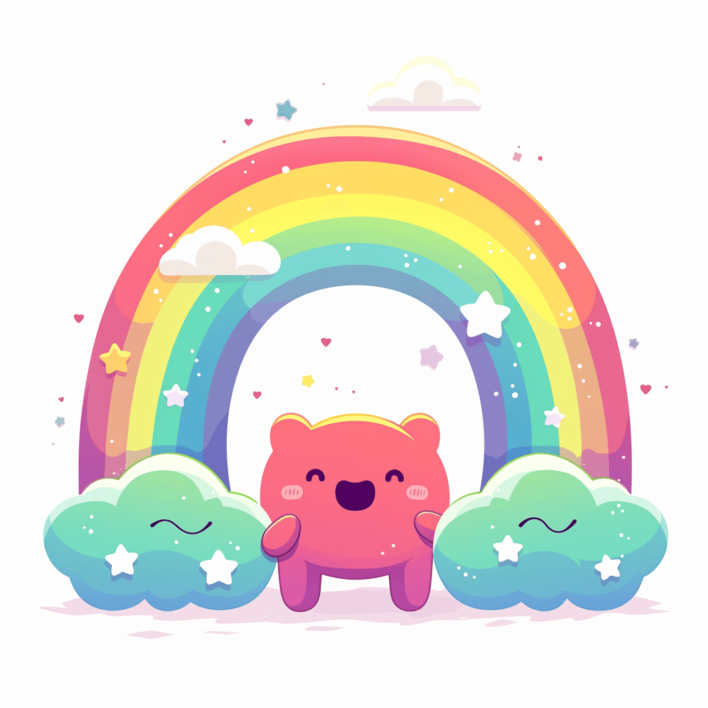 Rainbow 082 original repeating artwork