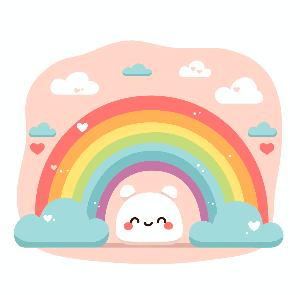 Rainbow Blast original repeating artwork