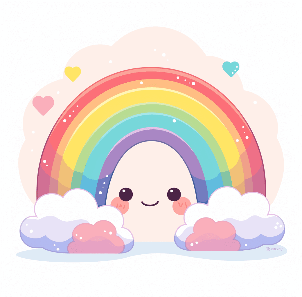 Rainbow 020 original repeating artwork