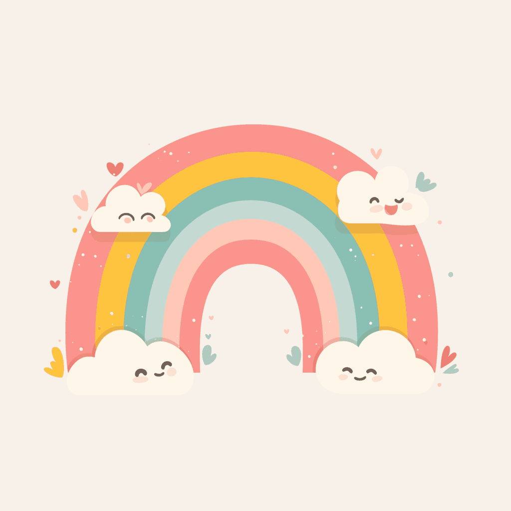 Rainbow South original repeating artwork
